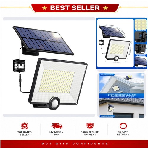 Projecteur solaire extérieur