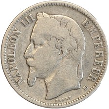 1 Franc Napoléon III Tête