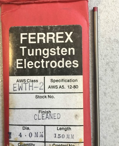 Electrode tungstène soudure - tungstène,