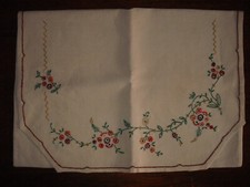 Ancienne pochette de lingerie brodée main