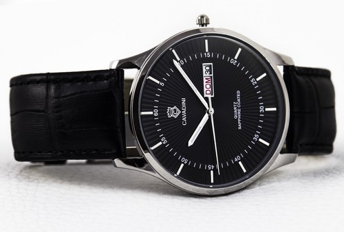 Cavadini montre hommes - montre, acier