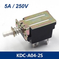 2Pcs 5A 250V AC DPST 4 Pins
