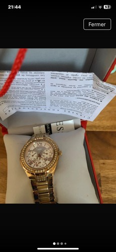 Guess viva montre femme acier - viva,
