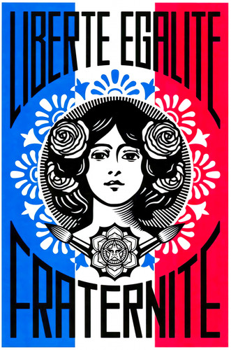 Affiche poster liberté - poster,