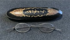 Ancien Étuis À Lunettes Fin XIX éme Carton Bouilli.