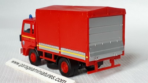 Camion pompiers bache renault - ,