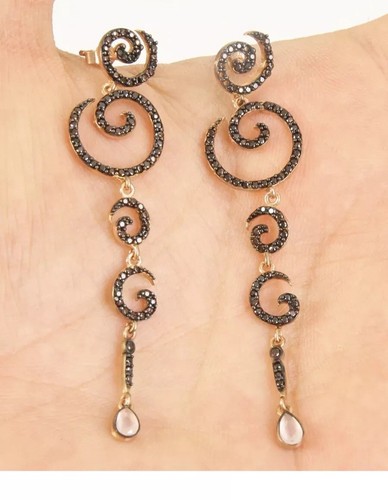 Antique vintage drops topaz - vintage,