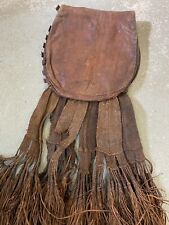 Touareg Sac Bas Cuir Objet Ethnique Art Premier Populaire Ancien