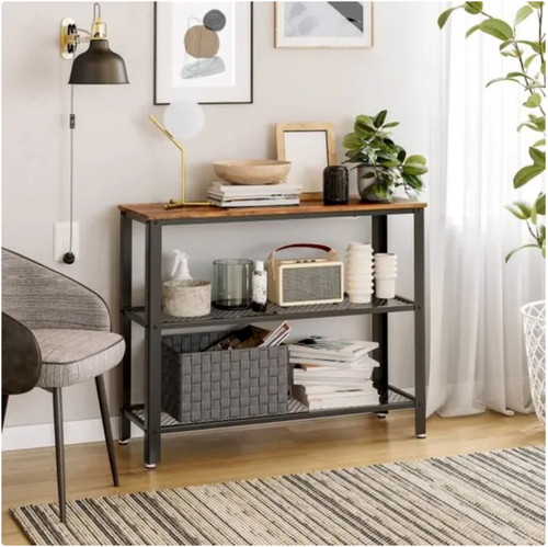 Table console style industriel