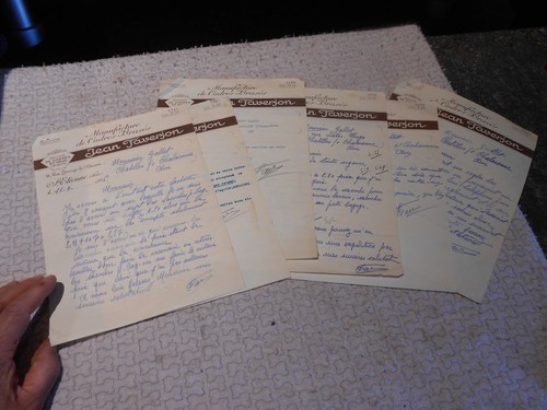 Ancienne facture papier - facture,