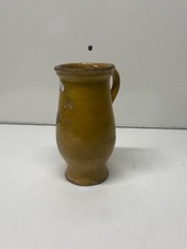 Ancien pot en grès avec anse très ancien se qui explique son Idir abimé