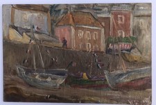 Tableau Ancien Huile Henri