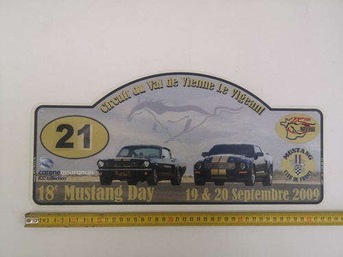 Plaque rallye plastique - de,