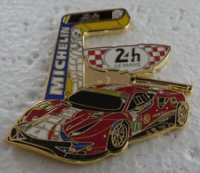 GRAND PIN'S LES 24 HEURES DU MANS FERRARI MICHELIN BIBENDUM
