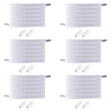 6 Paires Lacets Elastique Lacets Chaussures avec Fermeture en Métal Lacet Ela...