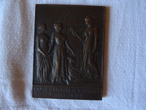 Plaque medaille caisse - medaille,