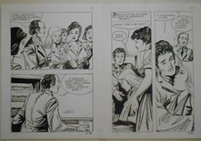 Elvifrance 6 planches originales  Birago Balzano  Stregoneria 1985