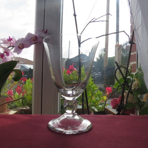 Verre vin rouge - rouge, en
