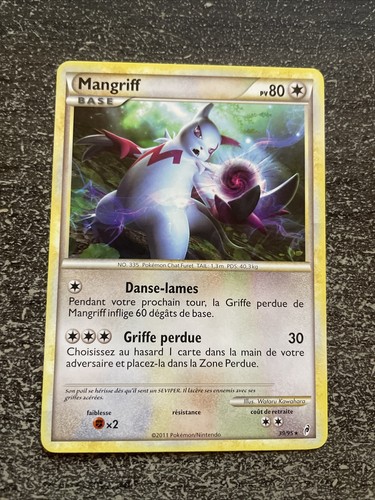 Mangriff rare pokémon 39 95 - mangriff,