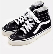 Basket Vans Old School Blanches et Noires, Taille 38.5