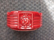 MESSAGERIES MARITIMES Cendrier Publicitaire céramique Léry licorne Bordeaux 