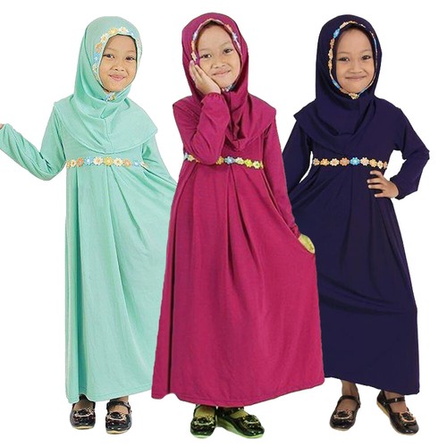 Piece hijab kids - girls, abaya