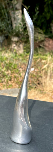 Sculpture aluminium moderniste - aluminium,