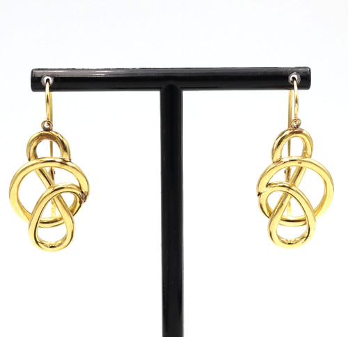 Boucles oreilles massif - d'oreilles, or