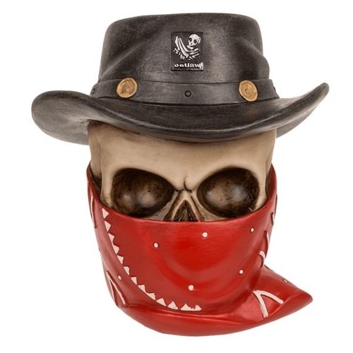 Tirelire tête mort bandit - tête, de