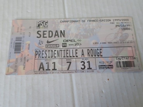 Ticket billet psg paris - ticket, billet 
