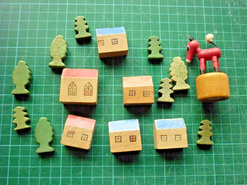 Jeu ancien bois - jeu, en