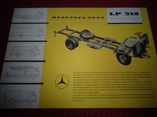 Pub camion mercedes - mercedes, 312