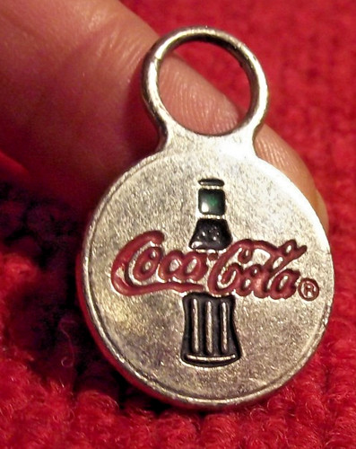 Jeton caddie metal coca - de, ♦"coca