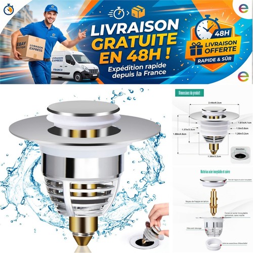 Bonde lavabo universelle - lavabo,