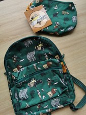 Sac à dos Tintin au Congo et sa trousse assortie Vintage 90's Neuf 