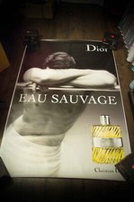 DIOR ✯ DOMINIQUE ISSERMANN Large Vintage Advertising Fashion Poster Original