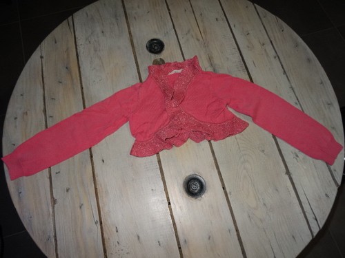 Gilet court manches longues