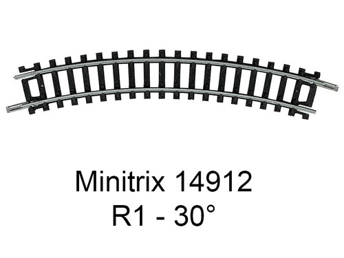 Trix rail courbe - rail,
