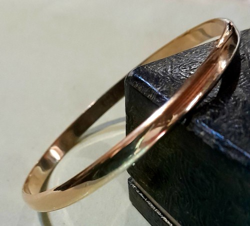 Bracelet jonc massif - jonc, or