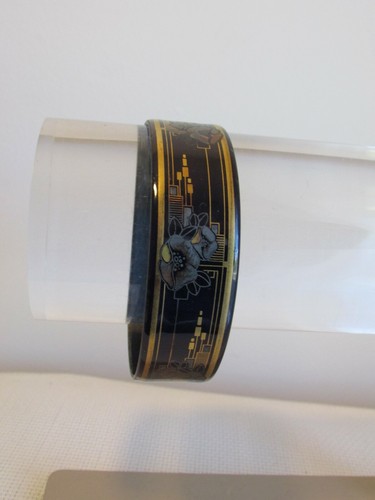 Bracelet vintage émaillé - bracelet,
