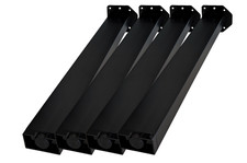 4x Pied de Table Noir Pied de