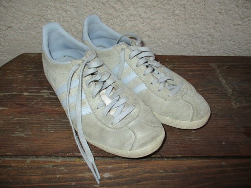 Adidas gazelle gris bleu - gris,