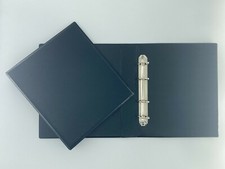 CLASSEUR ALBUM RELIURE - NOIR - POUR FEUILLES NUMISMATIQUES A TIRETTE