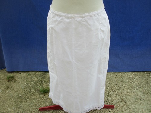 Jupon coton ancien - jupon, en