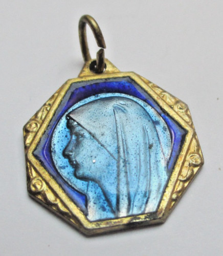 Ancien pendentif couleur - , or