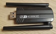 Clé WiFi Puissante AC1300 Mbps USB 3.0 Double Bande 2.4G/5.8GHz