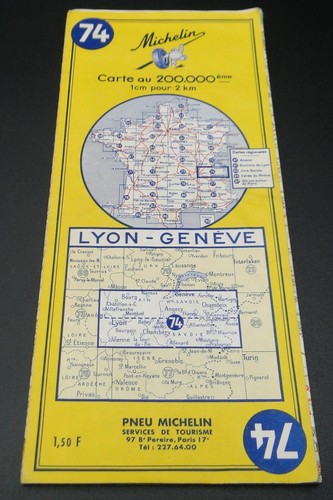 Ancienne carte routière - ancienne,