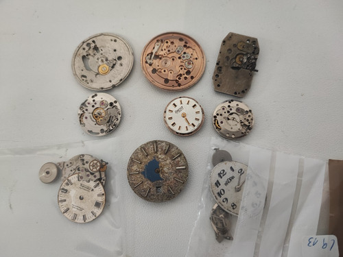 Watch main plate platina lot - main,