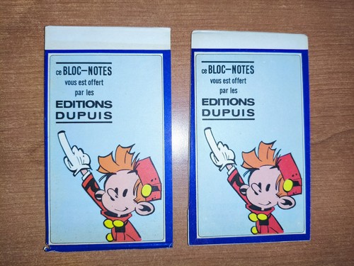Lot blocs notes spirou - 2, /