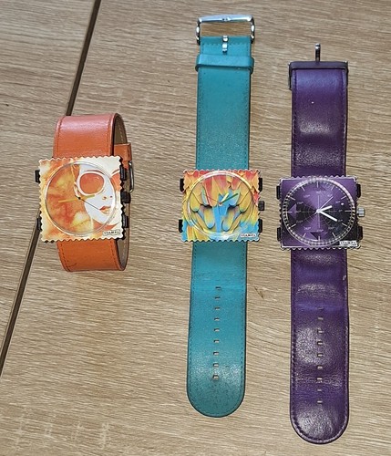 Lot montres stamps orange - 3,